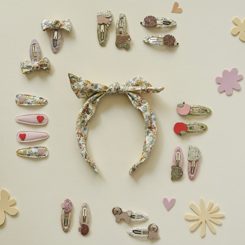 Clip per capelli - Bramble Heart Fabric