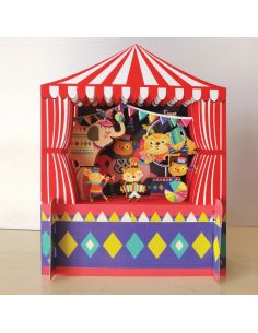 Biglietto auguri pop up Circus