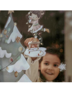 Vetrofanie Albero di Natale 2