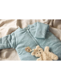 Sacco Nanna Invernale (tog 3.5 - 2.5) con Maniche Removibili 70 cm - Twinkling - Sea Green 2