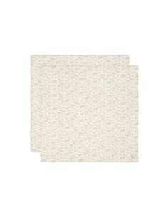 Swaddles in mussola pack da 2 - 115x115 cm - Animals Nougat