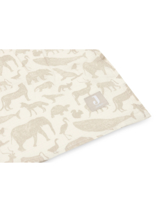 Swaddles in mussola pack da 2 - 115x115 cm - Animals Nougat 2