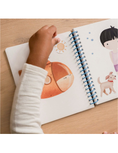 Dress me up - Libro creativo con stickers riposizionabili - Jim & Friends 2