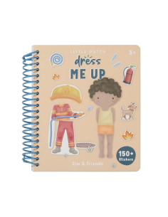 Dress me up - Libro creativo con stickers riposizionabili - Jim & Friends