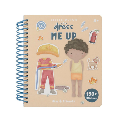 Dress me up - Libro creativo con stickers riposizionabili - Jim & Friends