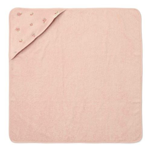 Asciugamano accappatoio con cappuccio Blossom con ricamo