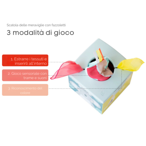 Pop Up Scatola gioco con fazzoletti da tirare Kimmy il koala