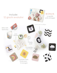 Kit di sviluppo e gioco per neonati - Tummy Time e colori ad alto contrasto 2