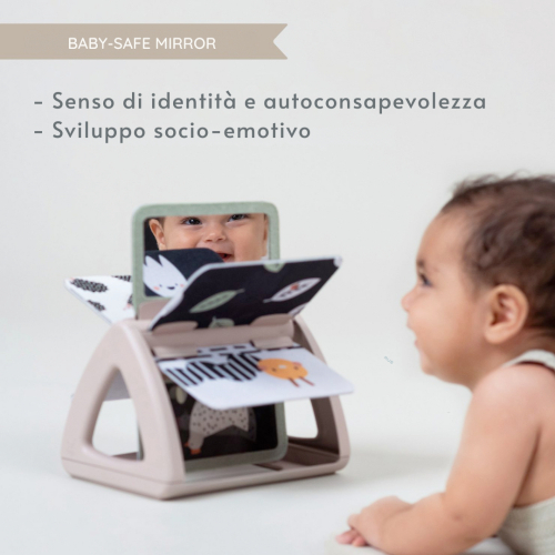 Libro rotante ad alto contrasto - bianco e nero