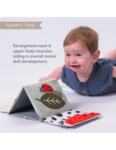 Tummy Time Book sensoriale - Bunny 2