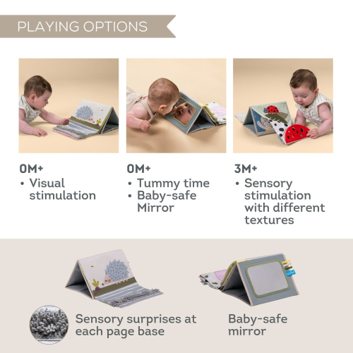 Tummy Time Book sensoriale - Bunny