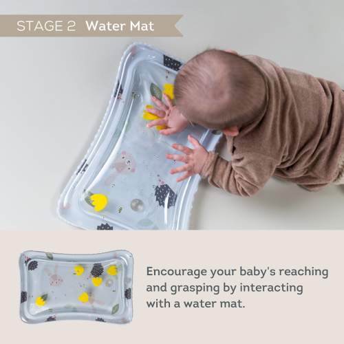 Kit di sviluppo e gioco per neonati - Tummy Time e materassino sensoriale
