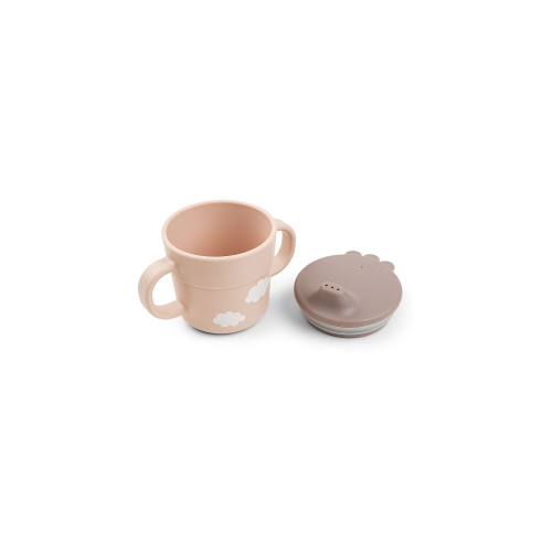 Set Pappa Foodie - Ciotola Tazza e Cucchiaio - Happy Clouds - Rosa Cipria - 100% PP Alimentare Set Pappa Foodie - Ciotola Tazza e Cucchiaio - Happy Clouds - Rosa Cipria - 100% PP Alimentare