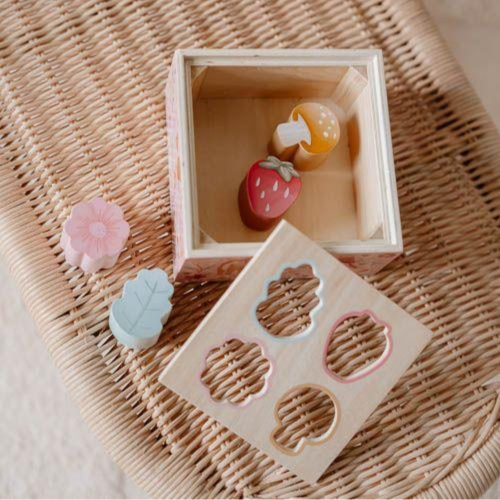Shape sorter - cubotto con forme ad incastro - Fairy Garden