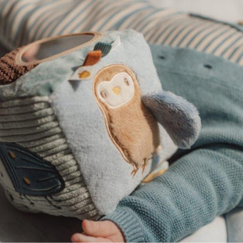 Cubo sensoriale morbido e multiattività - Forest Friends