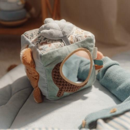 Cubo sensoriale morbido e multiattività - Forest Friends