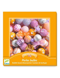 Perline in plastica da infilare kit da 200 pezzi - con effetti dorati
