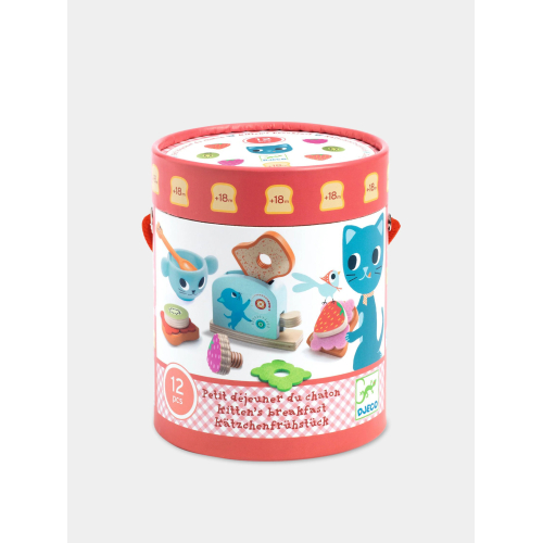 Set da colazione - La colazione del gattino