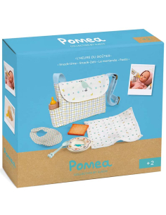 BORSA con ACCESSORI per la pappa delle bambole 2