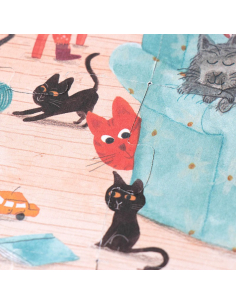 Cats & Dogs - Puzzle reversibile pocket 2