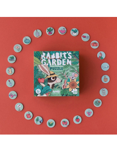 Puzzle Rabbit's Garden - 24 pezzi