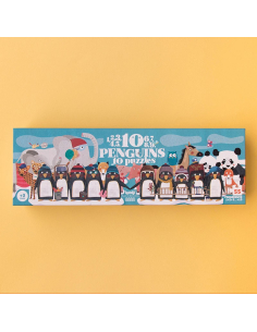 Puzzles Penguin - 10 puzzles in 1 - Progressivo