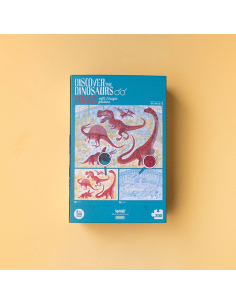 Puzzle alla scoperta dei Dinosauri - 200 pz + lenti 2