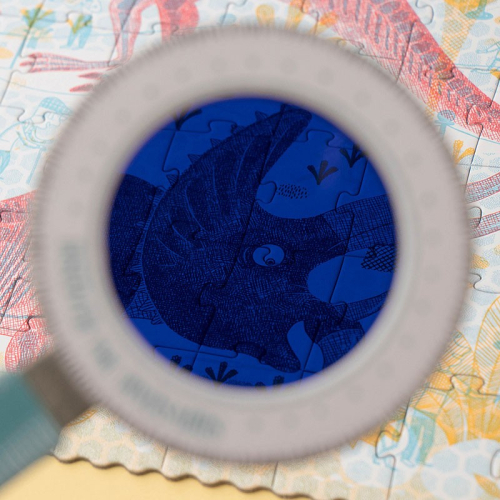 Puzzle alla scoperta dei Dinosauri - 200 pz + lenti