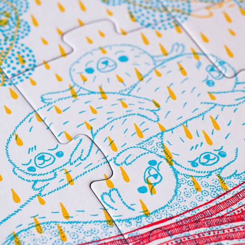 Puzzle gioco - Dans l'igloo - 4in 1