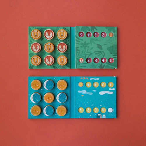 Tic Toc Toe - gioca a tris con stile - Leone e Tigre