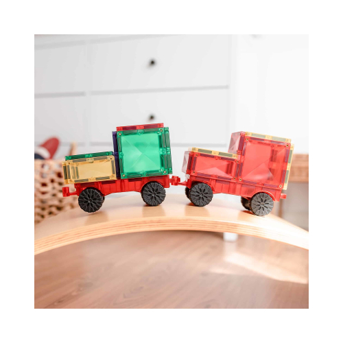 Connetix - 24 Pezzi - Tessere e Gomme per Auto - Arcobaleno Connetix - 24 Pezzi - Tessere e Gomme per Auto - Arcobaleno