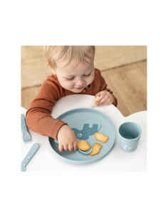 Piatto Piano Foodie - Elphee Blu - 100% PP Alimentare 2
