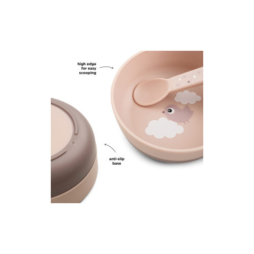 Ciotola Foodie - Happy Clouds Cipria - 100% PP ALIMENTARE