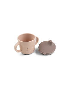 Tazza con Beccuccio - Happy Dots Cipria - 100% PP Alimentare 2