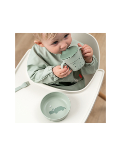 Tazza con Beccuccio - Happy Dots Verde - 100% PP Alimentare 2