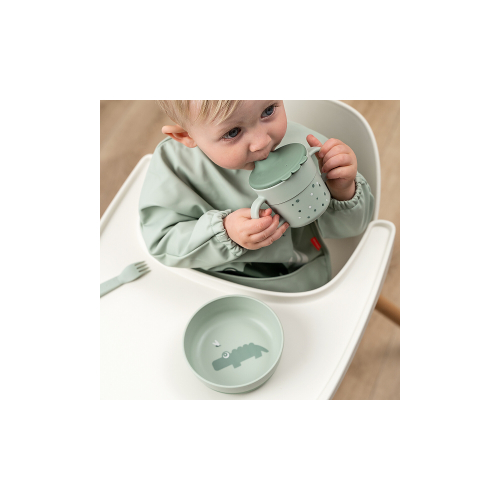 Tazza con Beccuccio - Happy Dots Verde - 100% PP Alimentare