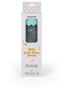 Gioco Sensoriale - Baby Calm Down Bottle - Soft Mint - con Glitter 2