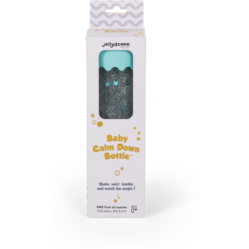 Gioco Sensoriale - Baby Calm Down Bottle - Soft Mint - con Glitter