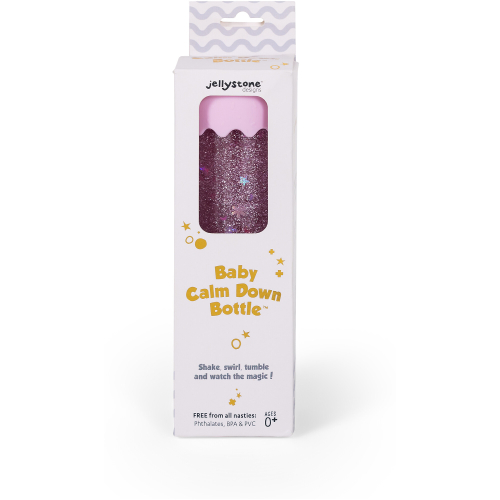 Gioco Sensoriale - Baby Calm Down Bottle - Bubblegum - con Glitter