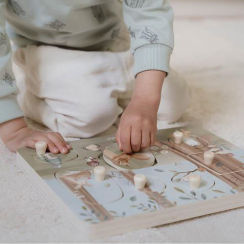 Puzzle sonoro in legno – Forest Friends