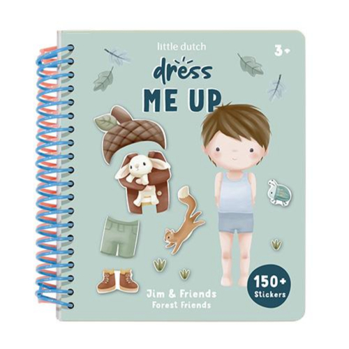 Dress me up - Libro creativo con stickers riposizionabili - Forest Friends