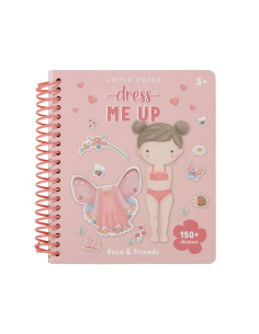 Dress me up - Libro creativo con stickers riposizionabili - Rosa & Friends