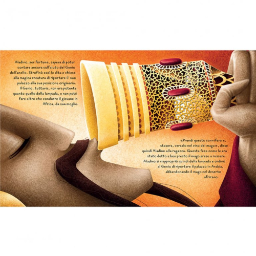 Fiabe intagliate - Aladino e la lampada meravigliosa Fiabe intagliate - Aladino e la lampada meravigliosa