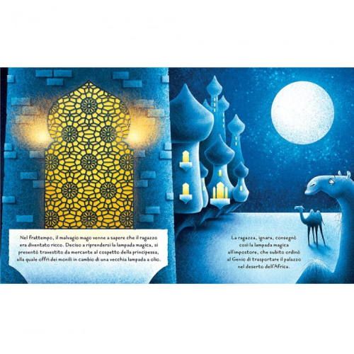 Fiabe intagliate - Aladino e la lampada meravigliosa Fiabe intagliate - Aladino e la lampada meravigliosa