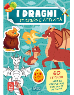 Stickers e attività - I draghi
