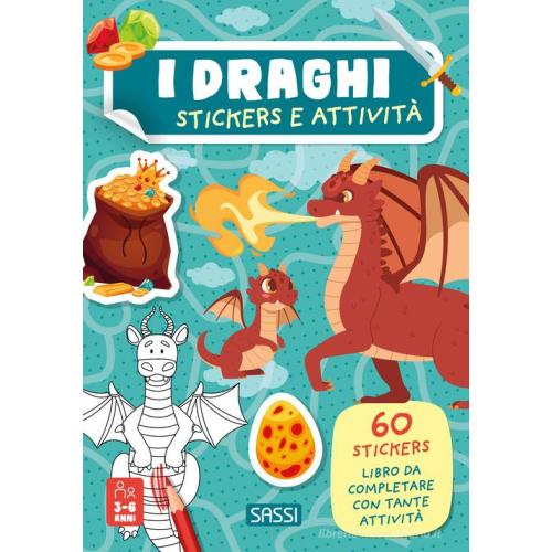 Stickers e attività - I draghi