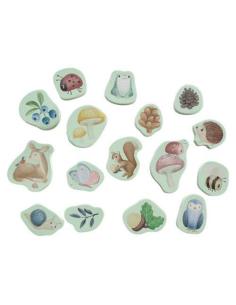Little Dutch - Sagome per il bagnetto - Forest Friends & Fairy Garden