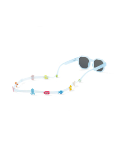 Cinturino in slicone con charms per occhiali da sole Olivio - Blue