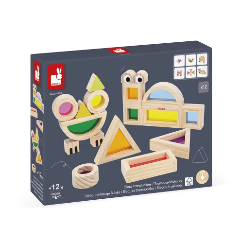 Gioco sensoriale - Blocchi traslucidi