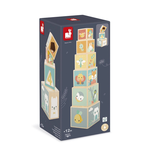 Piramide in legno con forme ad incastro - Pure Piramide in legno con forme ad incastro - Pure